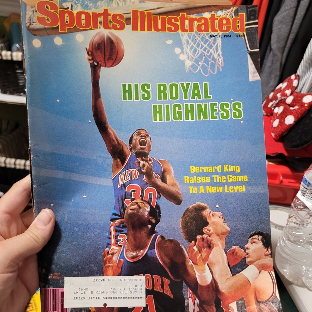 Sports Illustrated May 7 1984 Bernard King Basketball Magazine vintage‎